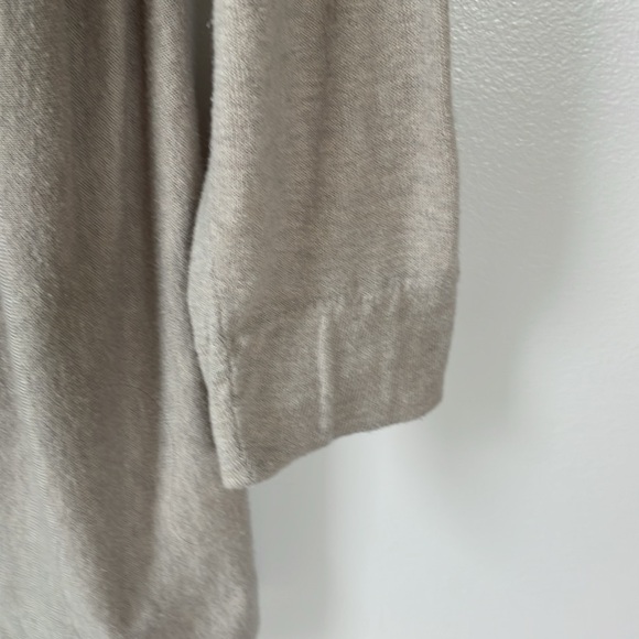 Express size S tan cotton and rayon cardigan sweater - Picture 6 of 8